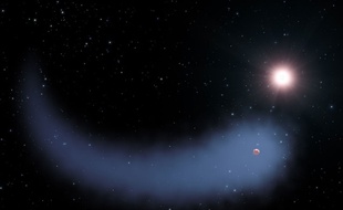 Une équipe de chercheurs a, en juin 2015, mis au jour un gigantesque nuage d’hydrogène émanant d'une exoplanète