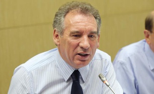 Le président du MoDem, François Bayrou, lors d'une conférence de presse, à Paris, le 26 juin 2010.