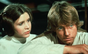 "Star Wars Trilogy" (1977,1980, et 1983)
Carrie Fisher (Princess Leia) et Mark Hamill (Luke Skywalker).