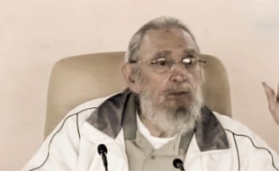 Fidel Castro s'est rendu dans une école de La Havacne le 7 avril 2016
