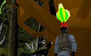 "Hotel", une web-série avec une poule et des personnages inspirés de jeux vidéo de guerre.