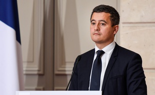 Le 27/11/2017, Gérald Darmanin à Paris.AFP PHOTO / BERTRAND GUAY