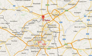 La commune d'Halluin, près de Tourcoing, dans le Nord.