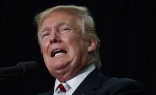 Donald Trump en meeting à Windham le 6 août 2016 (Etats-Unis).