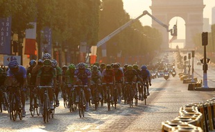 L'arrivée du Tour de France 2013 sur les Champs-Elysées le 21 juillet 2013.