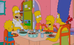 La famille Simpson au grand complet.