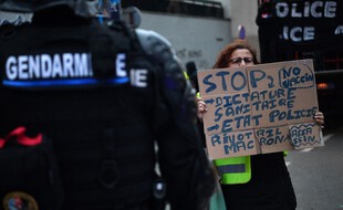 Lors d'une manifestation d'anti-vaccins à Paris. (archives)