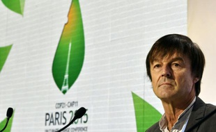 Nicolas Hulot, le 11 décembre 2015 au Bourget, près de Paris