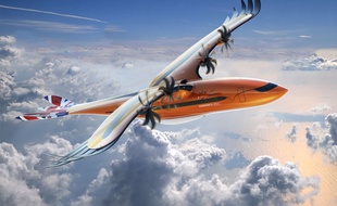 Le nouveau concept d’avion hybride-électrique développé par Airbus s'inspire de l'oiseau de proie.