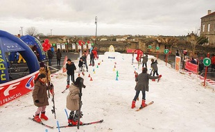 Les stations de ski pyrénéennes reconstituent une piste à Saint-Emilion