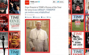 Le pape François est la personnalité de l'année 2013 pour Time Magazine