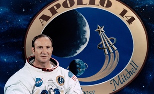 Edgar Mitchell (1930-2016) est officiellement le sixième homme à avoir marché sur la Lune.