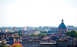 Une vue de la ville de Toulouse (illustration)