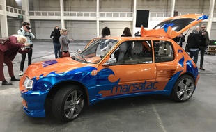 Cette Peugeot 205 GTI de 1986 sera le totem de la 21e édition du festival Marsatac à Marseille.