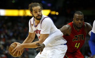 Joakim Noah avec les Knicks de New York, le 29 janvier 2017.