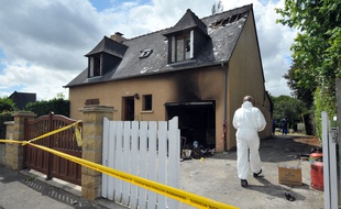 La maison incendiée de