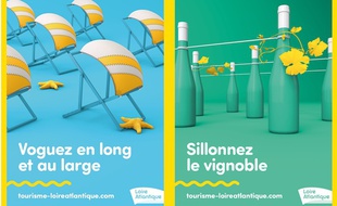 La campagne d'affichage pour la destination Loire-Atlantique se déclinera début mai dans le Grand Ouest et à Paris.