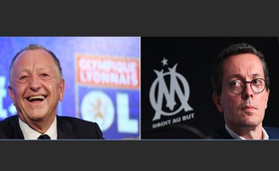 Jean-Michel et Jacques-Henri Eyraud, les présidents de l'OL et l'OM.