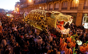 Le carnaval de Toulouse. Illustration.