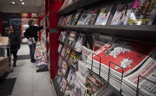 «Charlie Hebdo» en kiosques le mercredi 25 février 2015.