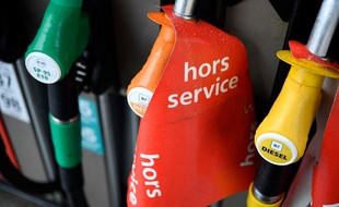 Une pompe à essence hors service (image d'illustration).