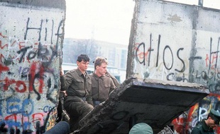 La chute du mur de Berlin, en novembre 1989.