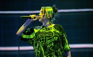 Billie Eilish au festival Lowlands aux Pays-Bas, le 17 août 2019.