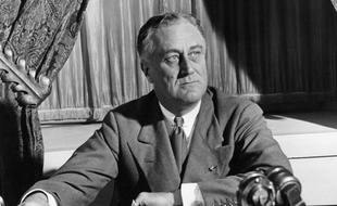 Le Président Franklin Delano Roosevelt en 1933.