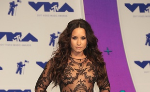 La chanteuse Demi Lovato aux MTV Video Music Awards 2017.