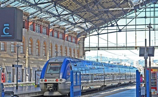 Un train TER gare Saint-Charles à Marseille (illustration).