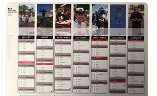Ce n'est pas le calendrier officiel du ministère des Armées