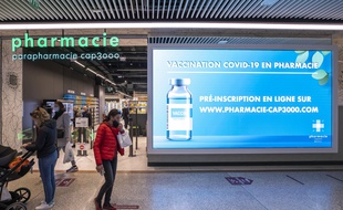 Une pharmacie française à l'heure du Covid-19 (illustration).