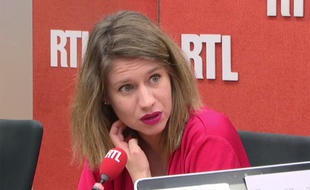 Paris, le 18 novembre 2014. Diane Lazarevic s'exprime sur RTL après la vidéo montrant son père, Serge, aux mains d'Aqmi.