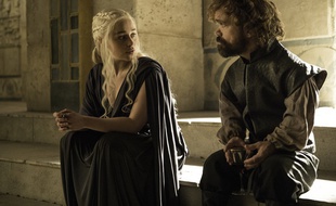 Daenerys Targaryen (Emilia Clarke) et Peter Dinklage (Tyrion Lannister) dans la saison 6 de «Game of Thrones».