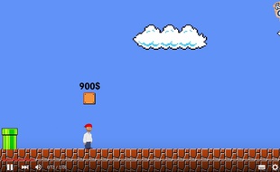 Capture d'écran de la parodie «Super Mario Bros.: Niveau réfugié».