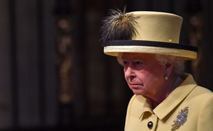 La reine d'Angleterre, le 13 mars 2017, à Londres.
