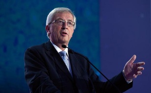 Jean-Claude Juncker du Parti populaire européen (PPE), le 25 mai 2014 à Bruxelles