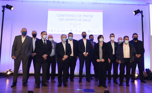 Les représentants des fédérations des sports de salle étaient réunis jeudi pour appeler l'état au secours.
