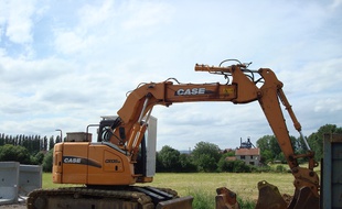 Un engin de chantier (photo d'illustration).