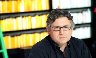 Michel Onfray dans «La Grande Librairie» de François Busnel, sur France 5, le 5 janvier 2012
