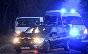 Un barrage de gendarmerie lors de la fête clandestine de Lieuron. (archives)