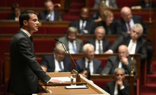Manuel Valls fait un discours sur la Syrie à l'Assemblée nationale le 15 septembre 2015