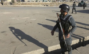 Un soldat afghan dans les rues de Kaboul.