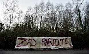 La Zad sur le site de Notre-Dame-des-Landes, le 5 janvier 2016