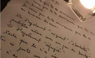 La lettre dans laquelle Lukman Khattat, migrant afghan, s'adresse à son fils a été rédigée tard, le 18 juillet.