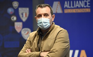 Le secrétaire général du syndicat de police Alliance, Fabien Vanhemelryck, le 27 novembre 2020.
