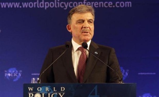 Le président turc Abdullah Gül lors d'une conférence à Vienne, le 9 décembre 2011.