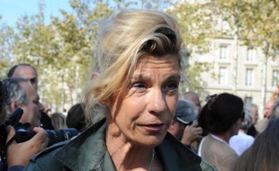 L'ex-chef de file de la Manif pour tous, Virginie Tellene, alias Frigide Barjot, le 28 septembre 2014 à Paris