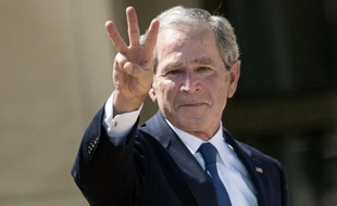 George W. Bush, le 25 avril à Dallas.