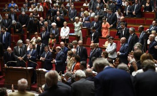 L'Assemblée Nationale rend hommage à Charles Pasqua, le 30 juin 2015